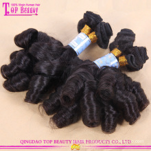 Wholesale unprocessed aunty funmi human hair 6a grade 8-30inch russian aunty funmi hair bouncy curls